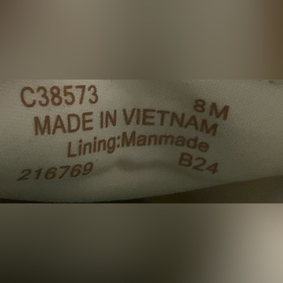 Cole Haan Nantucket  C38573 Penny Loafer Mens Sz 8 M Ivory Canvas Slip On Shoes - Picture 6 of 15